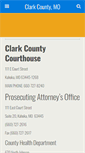 Mobile Screenshot of clarkcountymo.org